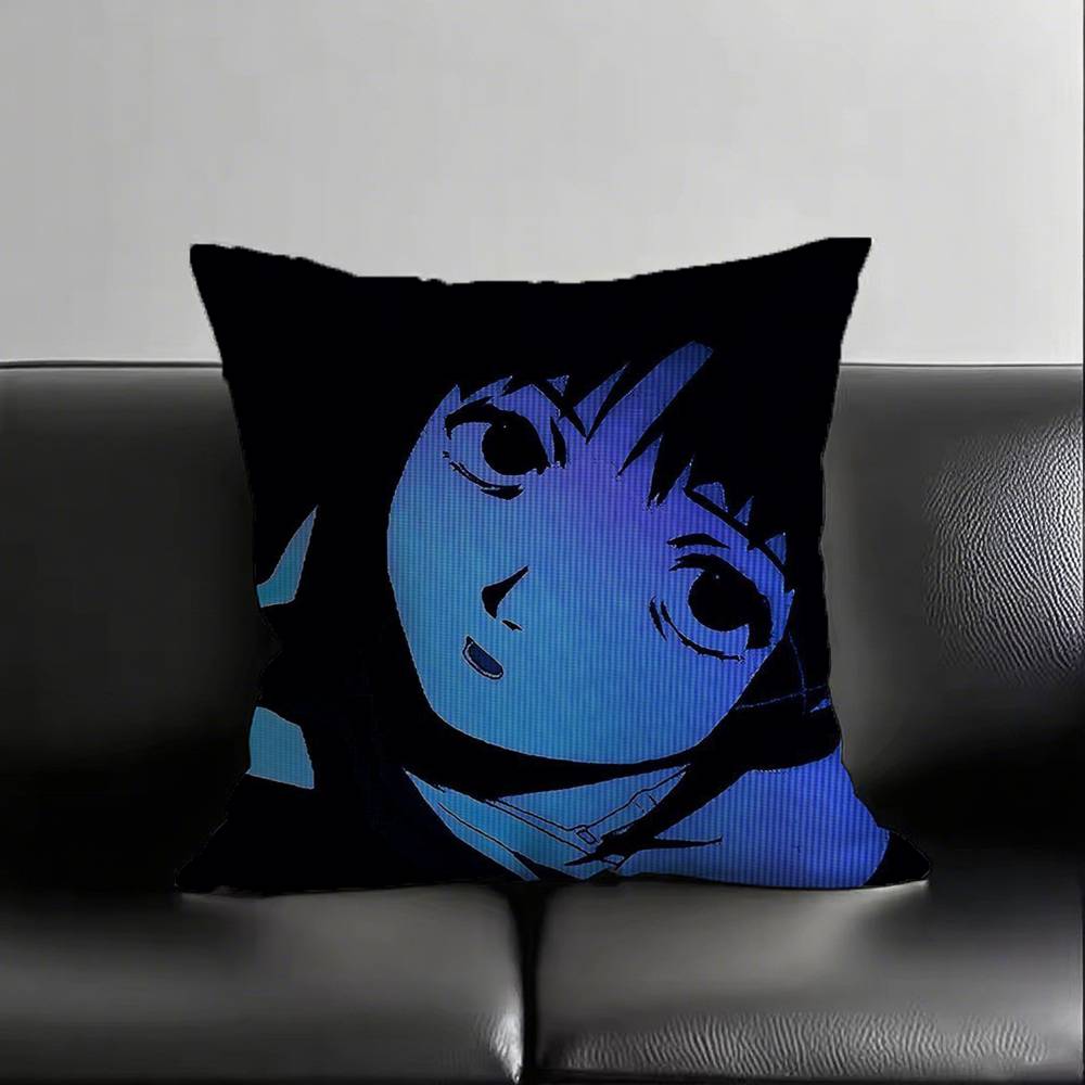 Serial Experiments Lain Kissenbezug Quadratisch Schlafzimmer Sofa Freizeit Komfort Kissen Auto Wohnzimmer Heimdekoration