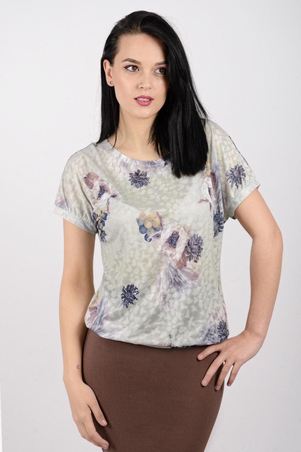 

Блузка на манжеті Inedit 0119 L зелений