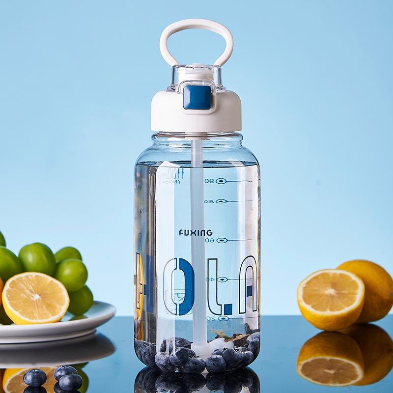Summer Sports Water Cup Men's and Women's Outdoor Plastic Water Cup Portable High Temperature Resistant Plastic Cup Simple High Value Space Cup