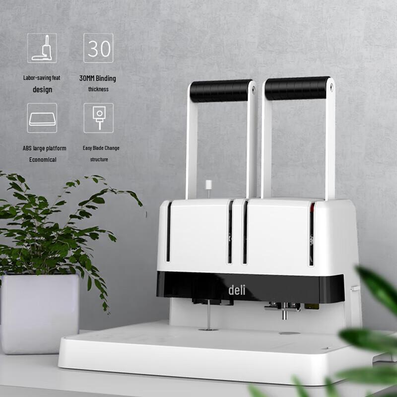 Deli 30mm Manual Financial Binding Machine