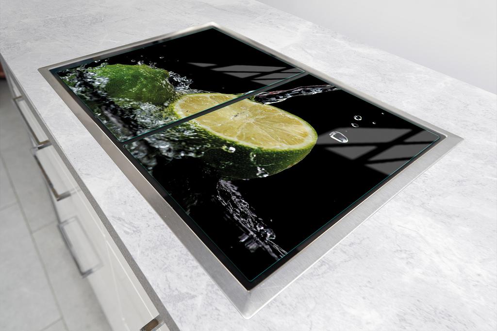 PLACA PROTECTORA DE CRISTAL PARA COCINA 2x35x52 LIMÓN