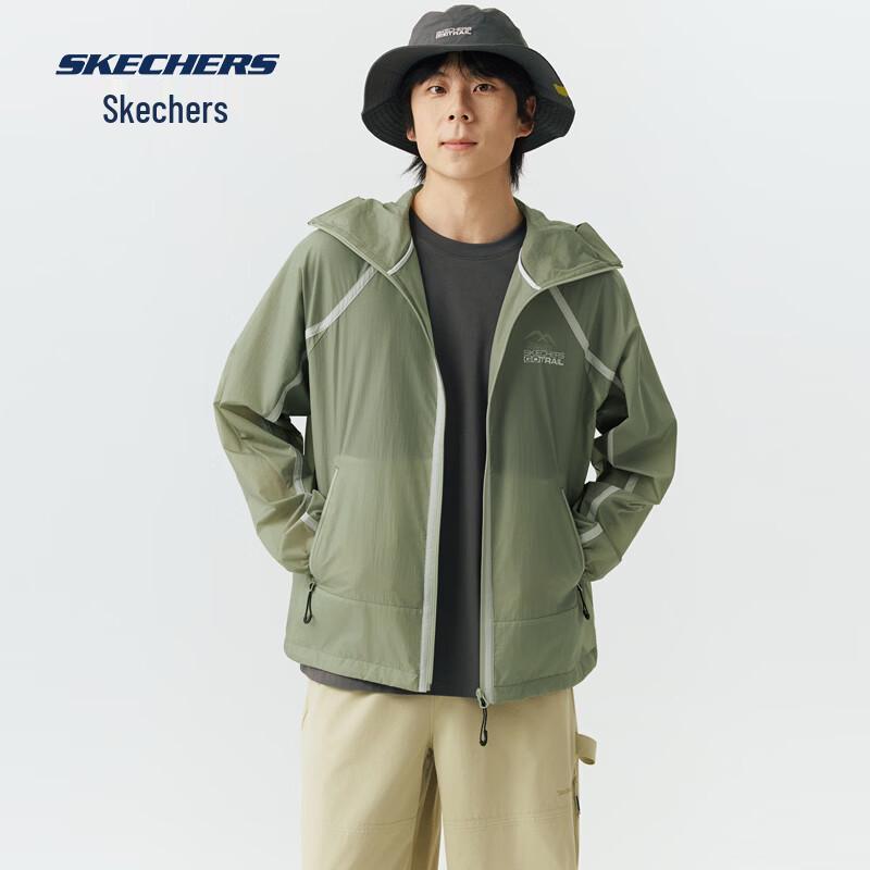 Skechers Unisex Loose Hooded Sun Protection Jacket L 100
