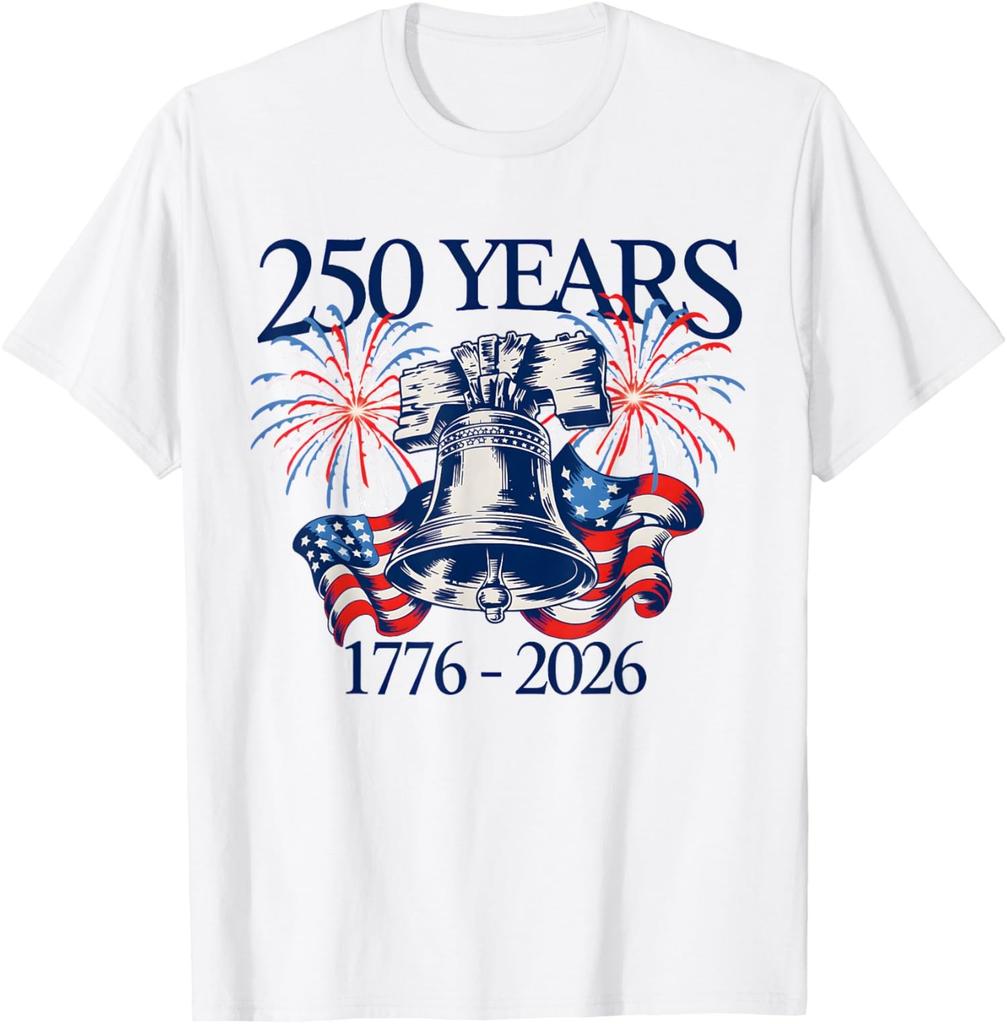 Happy Birthday American Flag 250th 4th of July Unisex T-Shirt