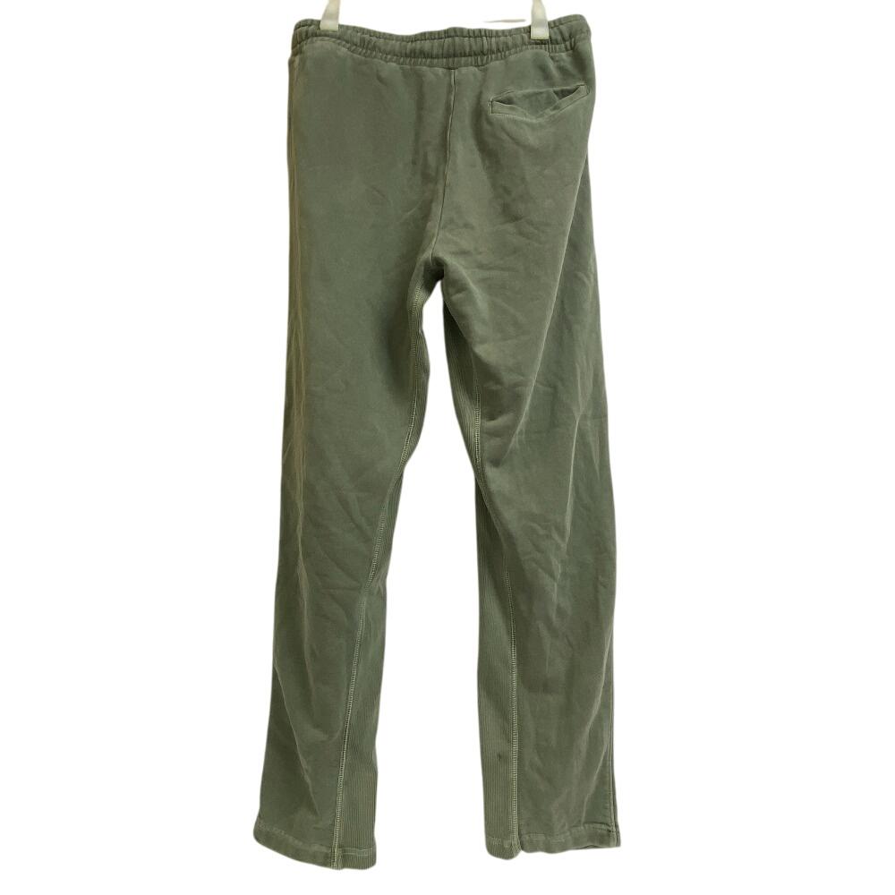 Coach CF818 Waist Rubber Cotton Drawstring Pants Pants Green Cotton Mens Used