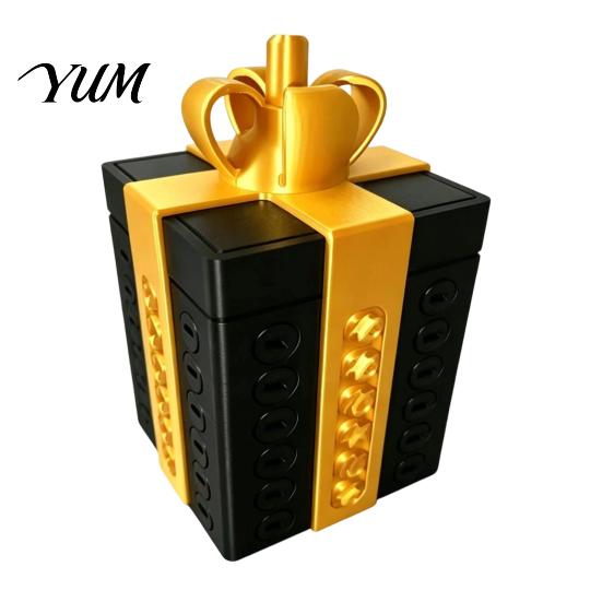 Novelty Surprising Box for Parties Annoying Prank Puzzle Gift Box, 3D Printed Reusable Cash & Card Tricky Container Holder, Hilarious Challenge Funny