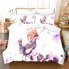 Anime Violet Evergarden 3d Bedding Set Duvet Cover Sets Comforter Japanese Kids Cartoon Boys Bed Linen Queen King Single Size