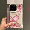 Pink Sweet Lily Pattern Phone Case For iPhone 17 Pro 16 15 14 Plus 13 12 11 Pro Max Pro 16E 17 Air Shockproof Soft Cover