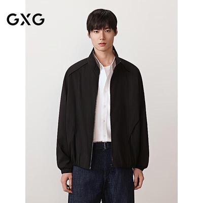 GXG Men's Side Split Stand-Collar Casual Jacket