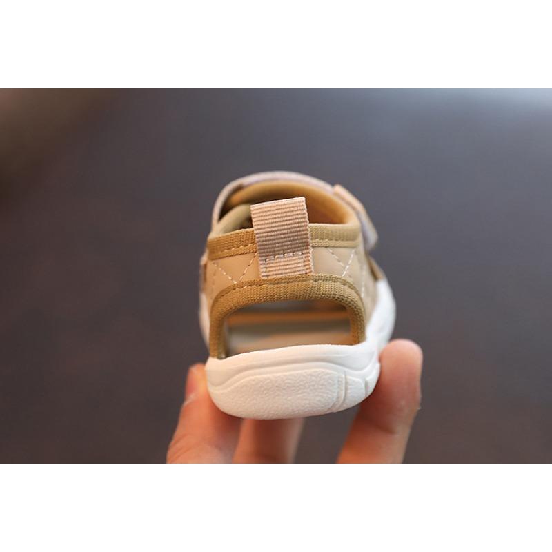 Baby Sandals, Summer Walking Shoes, Soft Sole, Anti-slip, Korean Style Unisex Infant Beach Shoes for Boys and Girls.
