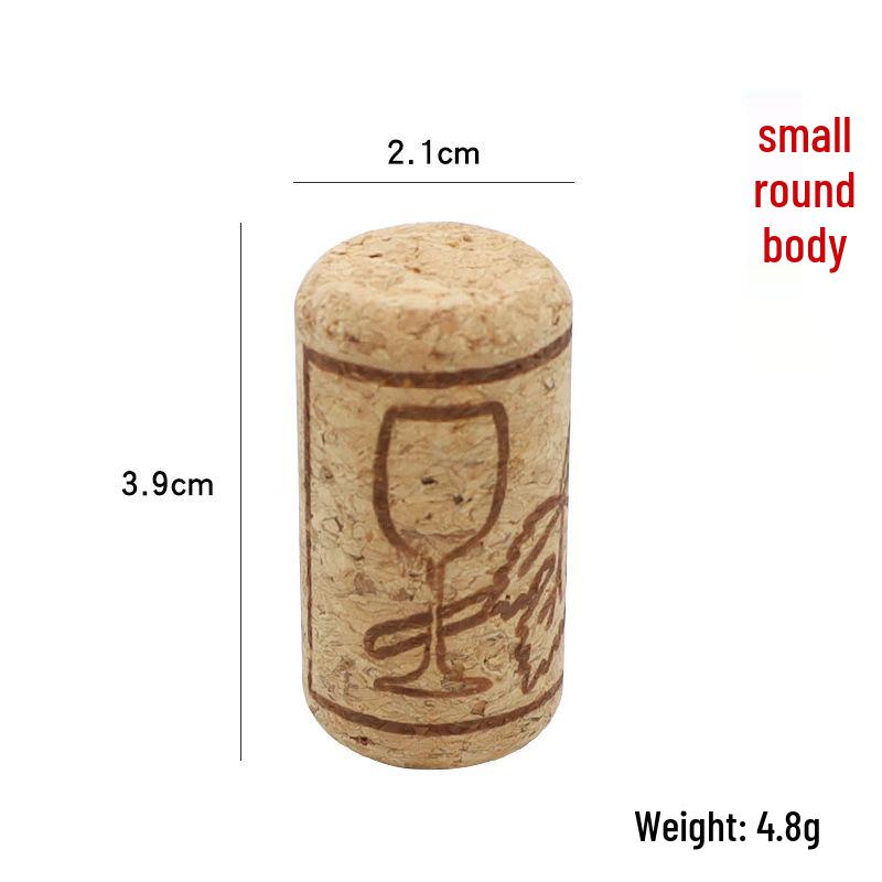 Red Wine and Champagne Cork Storage Jar with High-Density Synthetic and Natural Glass Bottle Stoppers