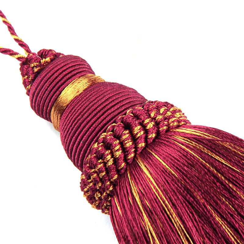 BELAVENIR Colorful Tassel Key Tassel Hanging Rope Silk Tassel Fringe Tassel Trim Garment Decoration DIY Accessories for Curtain and Home Decoration