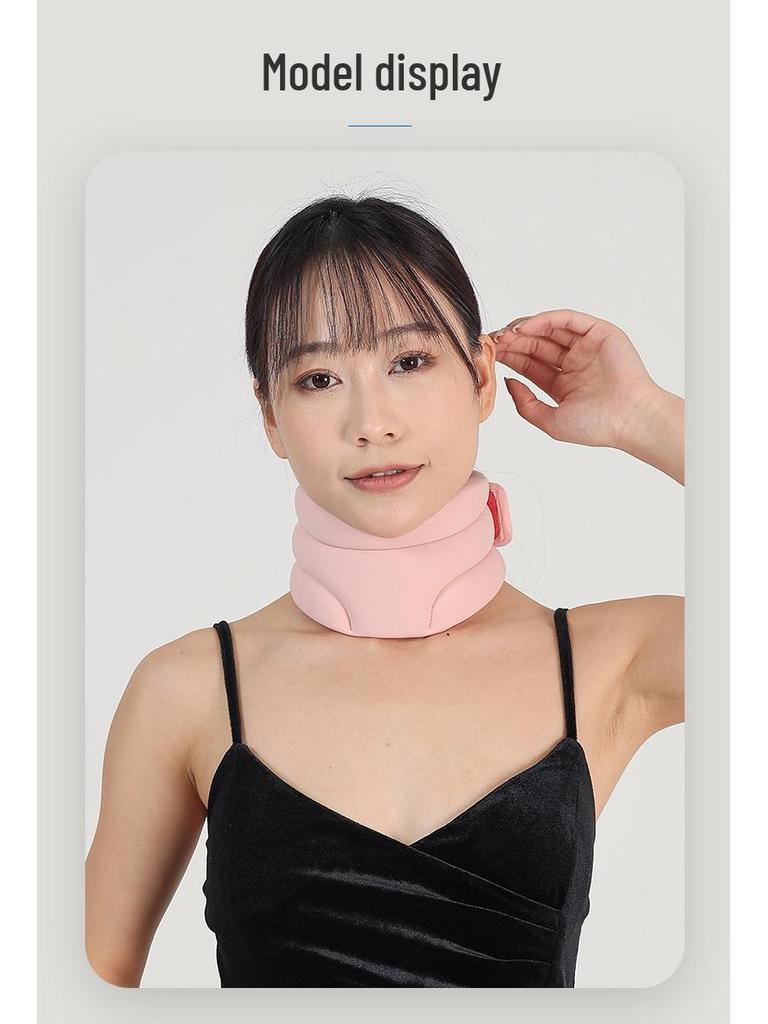 Adjustable Nylon Neck Brace: Corrects Forward Head Posture, Provides Support, and Is Washable