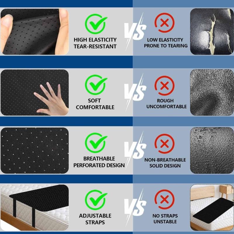 Electrically Conductives Bed Sheet For Body Charging Balance Perforated Leather Season Comfortable Y5GB