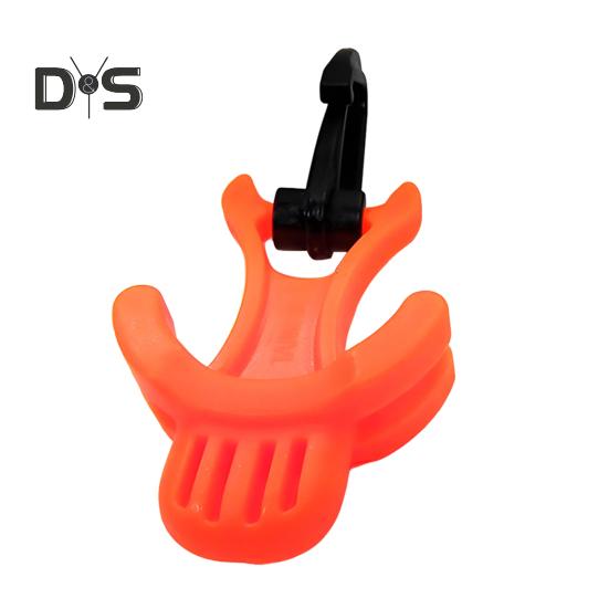 Scuba Octo Holder with Black Plastic Clip Diving 2nd Stage Breathing Regulator Keeper Octopus Retainer Clip Scuba Dive Mouthpiece Retainer