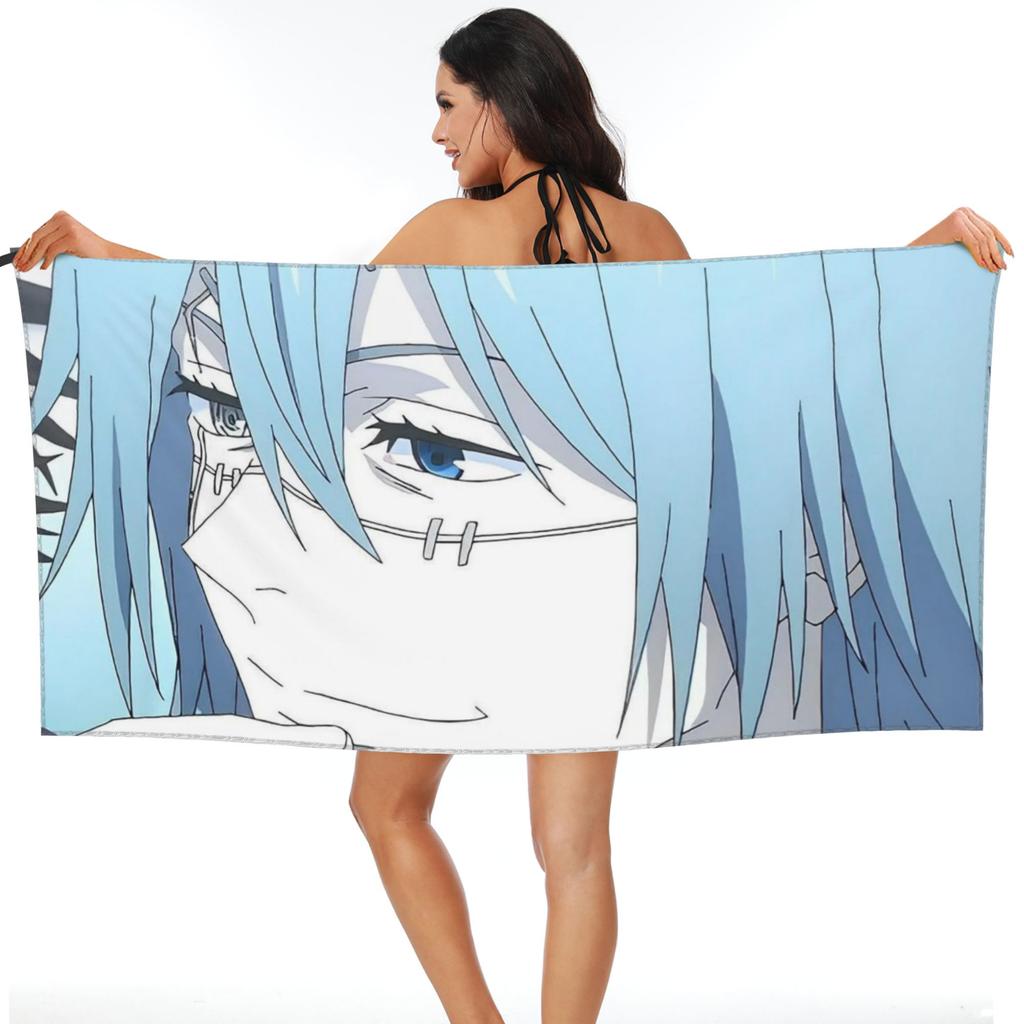 Jujutsu Kaisen Mahito Anime Beach Towel Soft Microfiber Quick Dry Absorbent Quick Towels For Pool