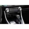 Silver Aluminum Middle Console AC Button Sticke 4PCS For Toyota RAV4 -