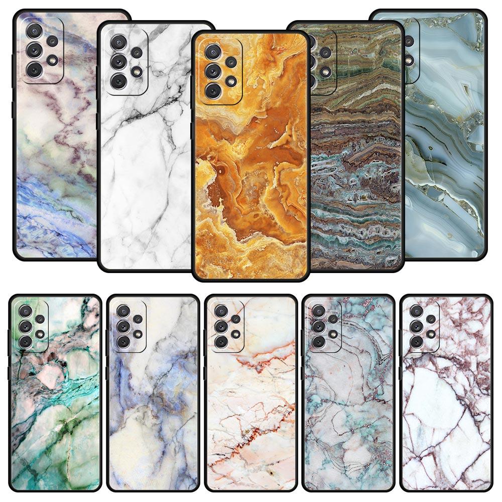 Marble Fashion Case for Samsung A57 A37 A51 A71 A21S A17 A11 A15 A25 A41 A23 A33 A53 A73 A07 A05S A13 A35 A55 5G Cover
