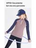 25 New Girls' Long-Sleeve Color-Block Sport T-Shirts - Fashionable Spring/Autumn Casual Basics