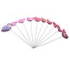 10 Pcs Butterfly Stakes 10 Inch Colorful Butterfly Garden Decoration PVC Waterproof Artificial Butterflies Stick for Plant Pot Patio Yard Garden Decor