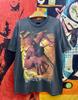 Vintage 00s Spider Man American Superhero 2002 Movie Big Graphic Promo T Shirt / Pop Culture / Vintage Movie T Shirt Size L