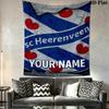 Custom Name SC Heerenveen Wall Tapestry Aesthetic Wall Hanging Printed Fabric Blanket Decorative Tapestries for Bedroom Living Room Home Decor