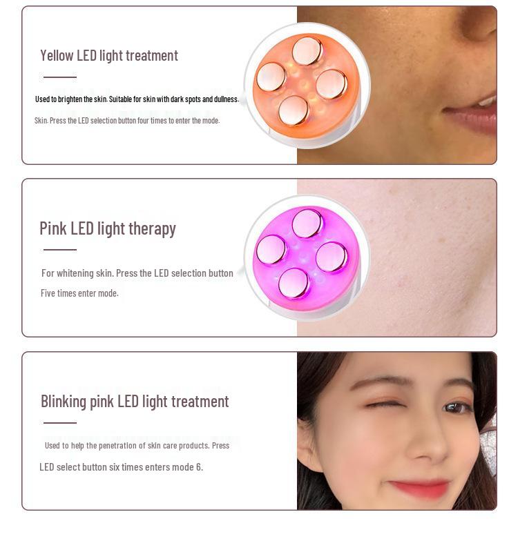Home Facial Massager: Nasolabial Lift, Firming & Photon Rejuvenation Cleanser