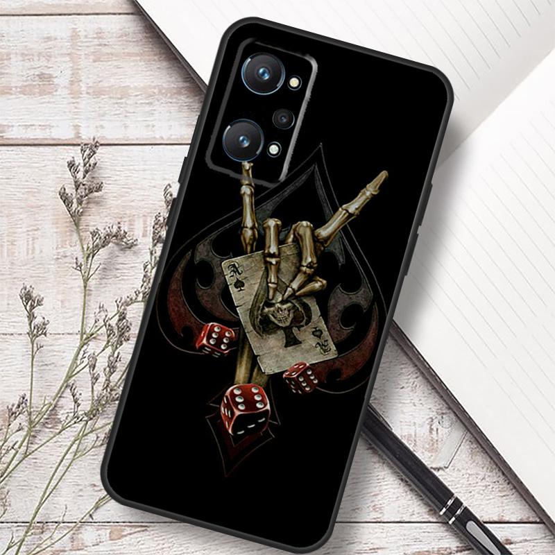 Dices Poker Casino For Realme C75 C67 C61 C55 C53 C51 C21Y C25S GT 7 5 6 Pro GT 6T 10 11 12 13 14 Pro Plus Case
