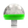 Mini Portable USB Crystal Ball Light LED Colorful Effect Sound Control Stage Lamp Home Party Decoration