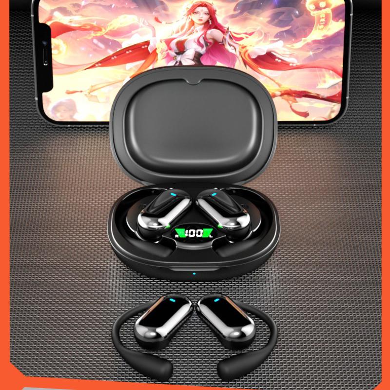 Hanging Ear -type Bluetooth Headset Wireless Non -bone Conduction Noise Reduction Is Open and Unable To Enter The Ear New Running Sports Headphones
