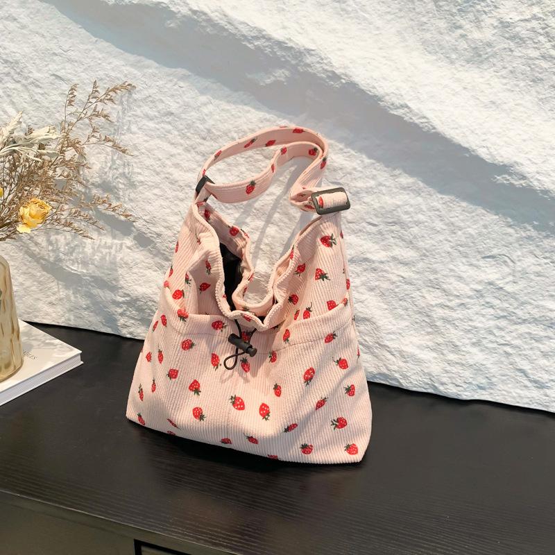 

Модна сумка великої місткості жіноча літня 2024 нова корейська версія повсякденної сумки через плече проста і модна дорожня сумка рожевий