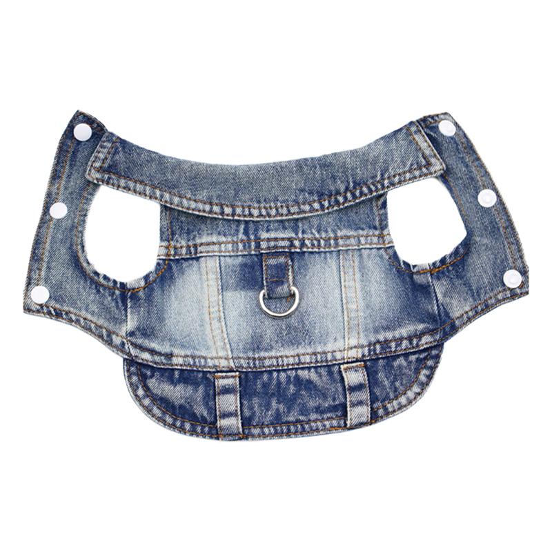XS-XXL New Pets Dogs Jeans Coat Jacket Spring Autumn Towable Cat Puppy Clothing Denim Vest Jumpsuit Bodysuit Pet Costume