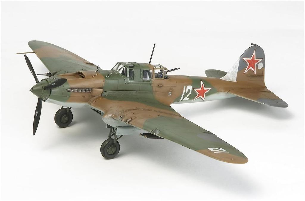 Tamiya Warbird Collection 81 Soviet Air Force Ilyushin Sturmovik Plastic Model Kit 60781 1/72 No. IL-2