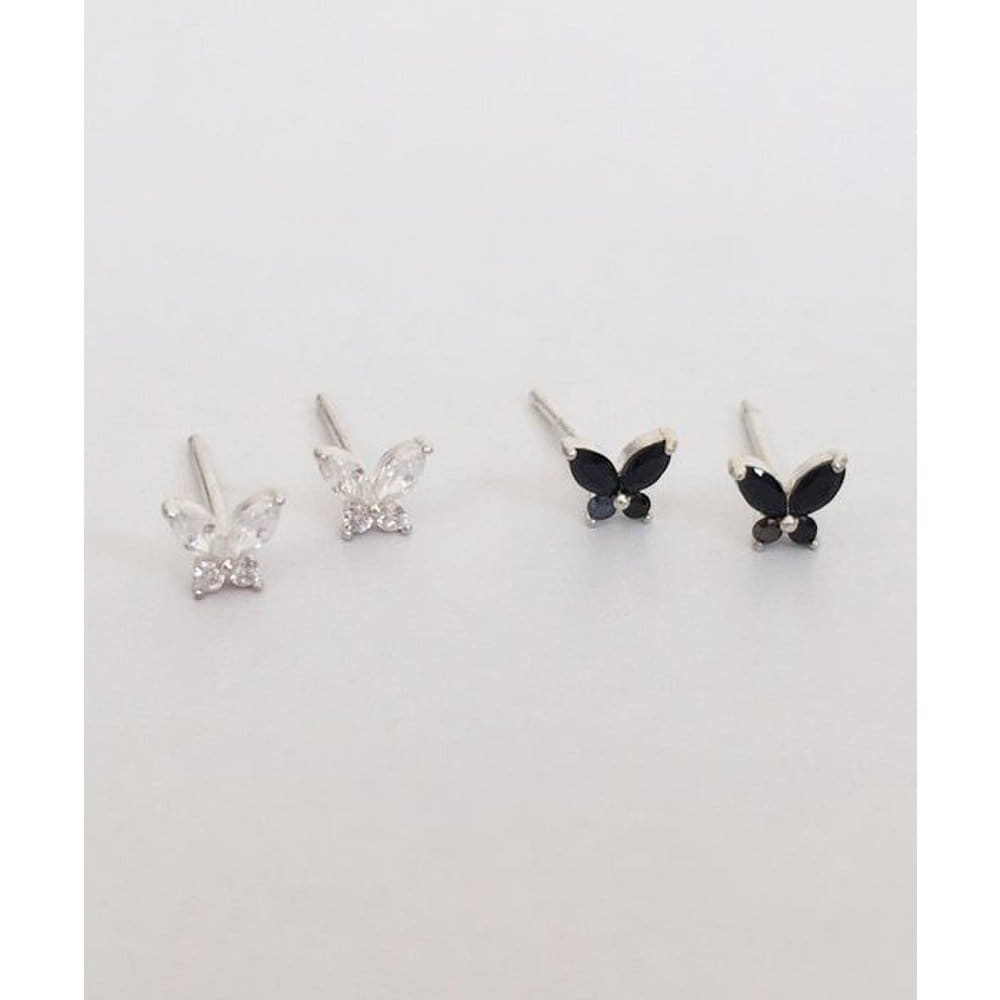 [4Xtyle] (Silver925) Sparkle Fly Earring