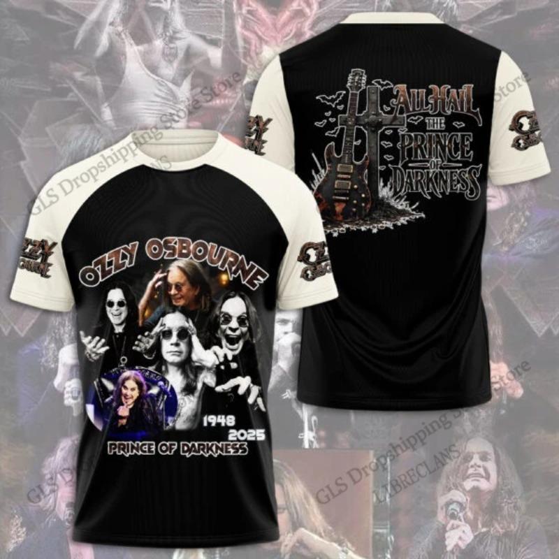 

Men T-shirt Rock Band Ozzy Osbourne 3d Print T Shirt Tops Womens Sports Large Size Tops Tees Summer Tshirt Kids Clothes Album S