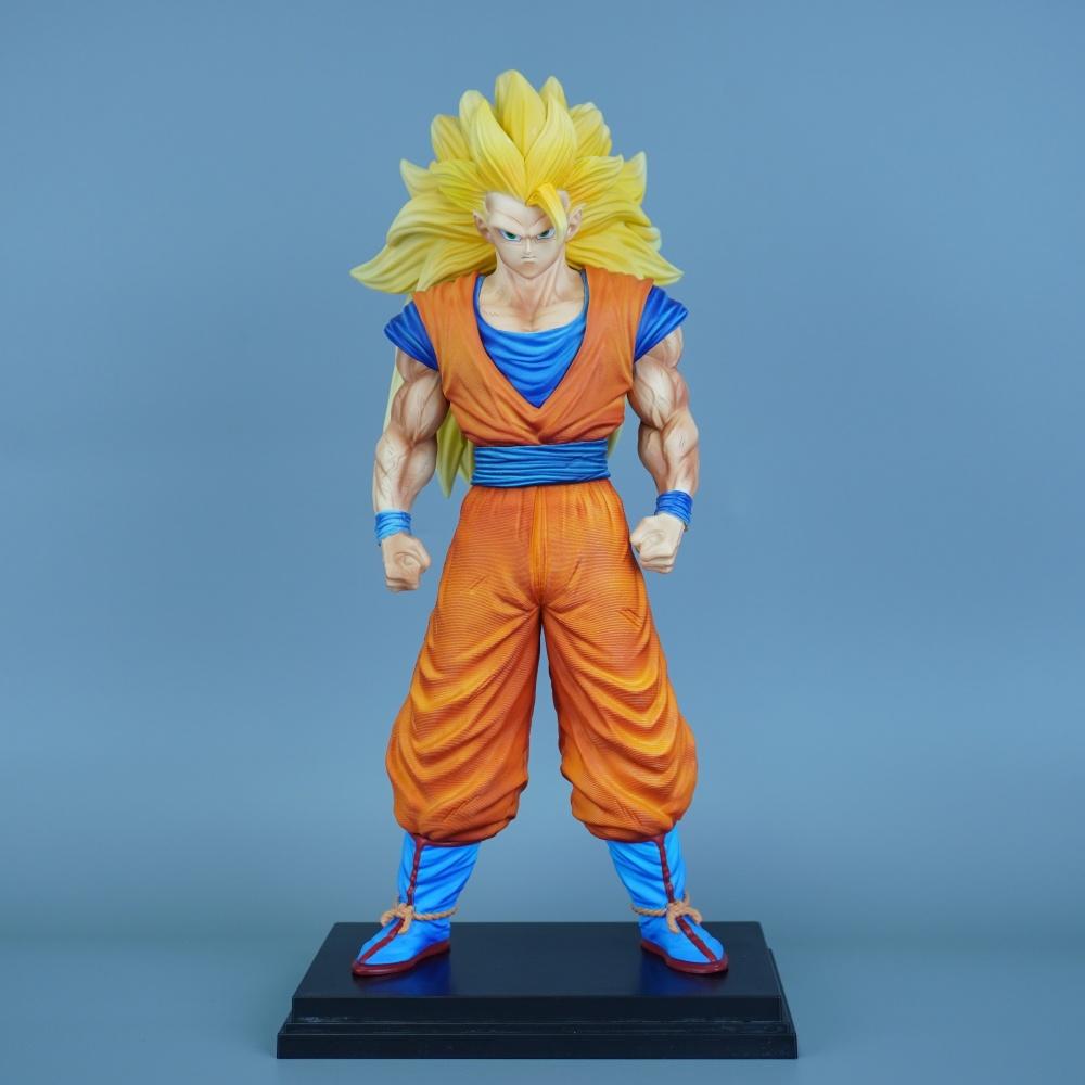 

31.5cm/12.4in Animation Dragon Sphere Figure Super Saiyan 3 Goku Action Figures Polyvinyl Chloride Statue Tabletop Ornamen Collector Miniature