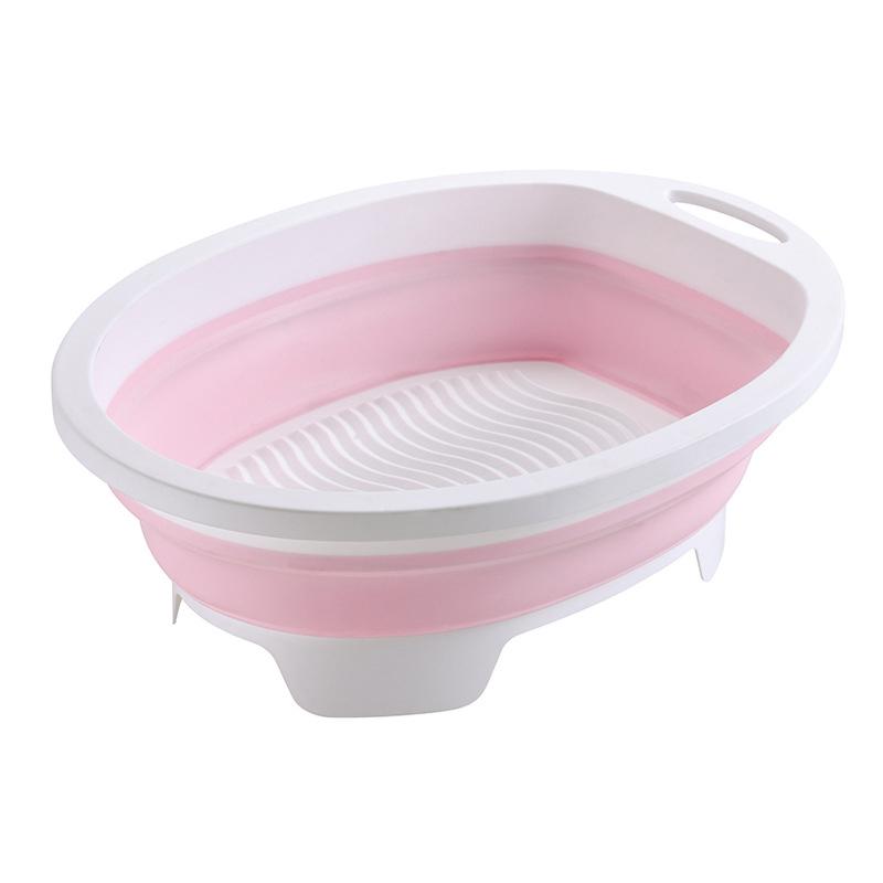 

Lightweight Hand Washing Machine for Clothes Cleaning, Foldable and Compact, Suitable for Home and Dorm Use рожевий