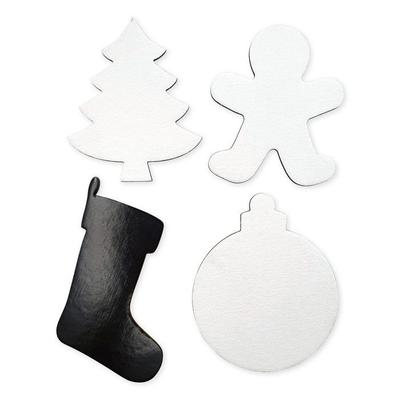 Magnets Canvas Boards Christmas 8.5 To 10 Cm Child Activity 4 Pieces