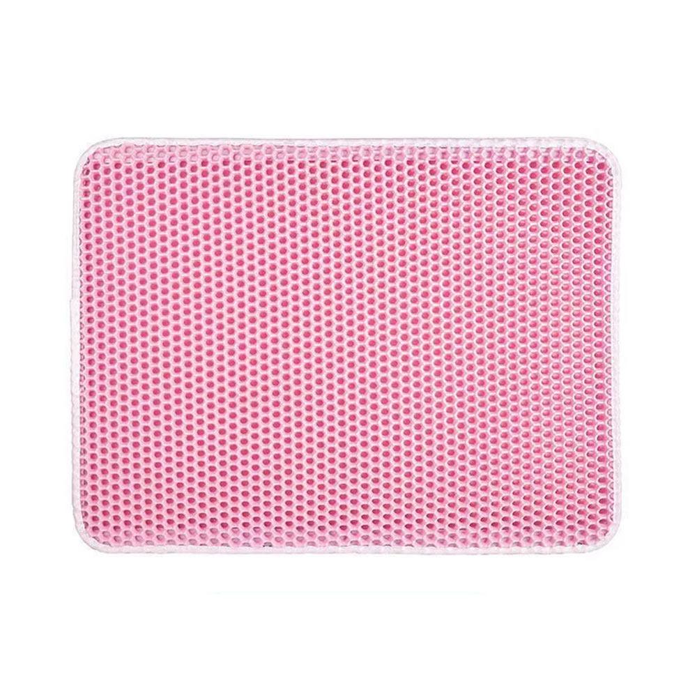 Waterproof Double Layer Cat Litter Pad EVA Kitten Dog Mat Sand Basin Filter Mat  Pet Accessories