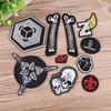 Trendy British Style Embroidered Flower Iron-on Cloth Patch for Streetwear & Clothing Repair