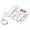 Home Corded Phone LCD Display Ringtone Volume Adjustment Big Button Landline with Speaker for Seniors