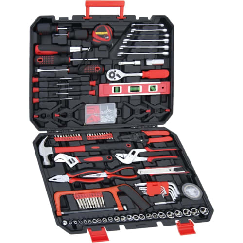 HANTINSTINA 237-Piece Home Tool Set, Includes Motorcycle and Automotive Repair Tools, DIY Tools, Compact Construction Kit, Complete Mini Tool Set for