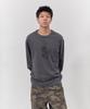 Tonilolenseu Pigment Graphic Long Sleeve Charcoal