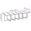 17 piece Garden Dining Set with Cushions Poly Rattan Black