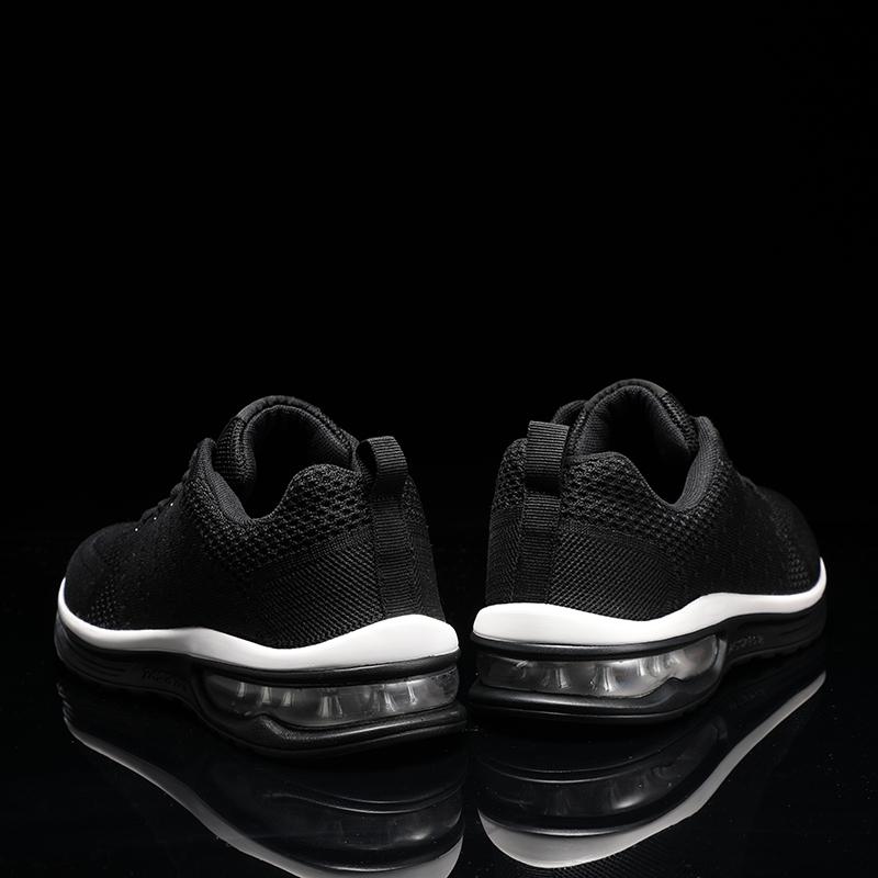 Unisex Sneakers Casual Sports Shoes Knitted Air-cushion Shoes Large Size Running Shoes for Men and Women
