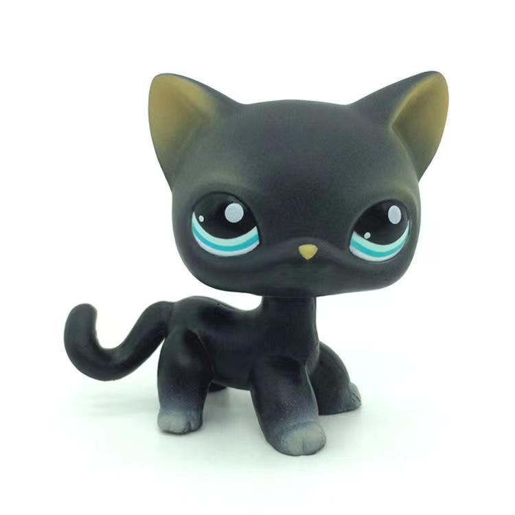 Rare animal pet shop lps toy dachshund dog dachshund brown original figure collie cocker spaniel great dane child Children gifts