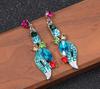 Exaggerated Retro Oil Painting Necklace Set: European & American Design Clavicle Chain Sweater Accessory