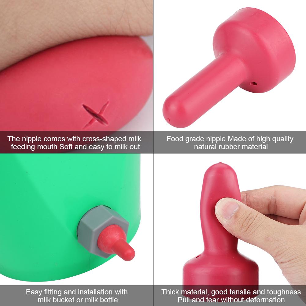 HL MP73C Food Grade Rubber Calf Mike Feeding Bottle Nipple for Cattle Sheep Livestock(HL MP73C )