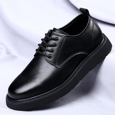 British Style Outdoor Business Shoes Fashion Thick Bottom Oxford Shoes Lace Up Formal Dress Footwear Mens Casual Shoes Hot Sale