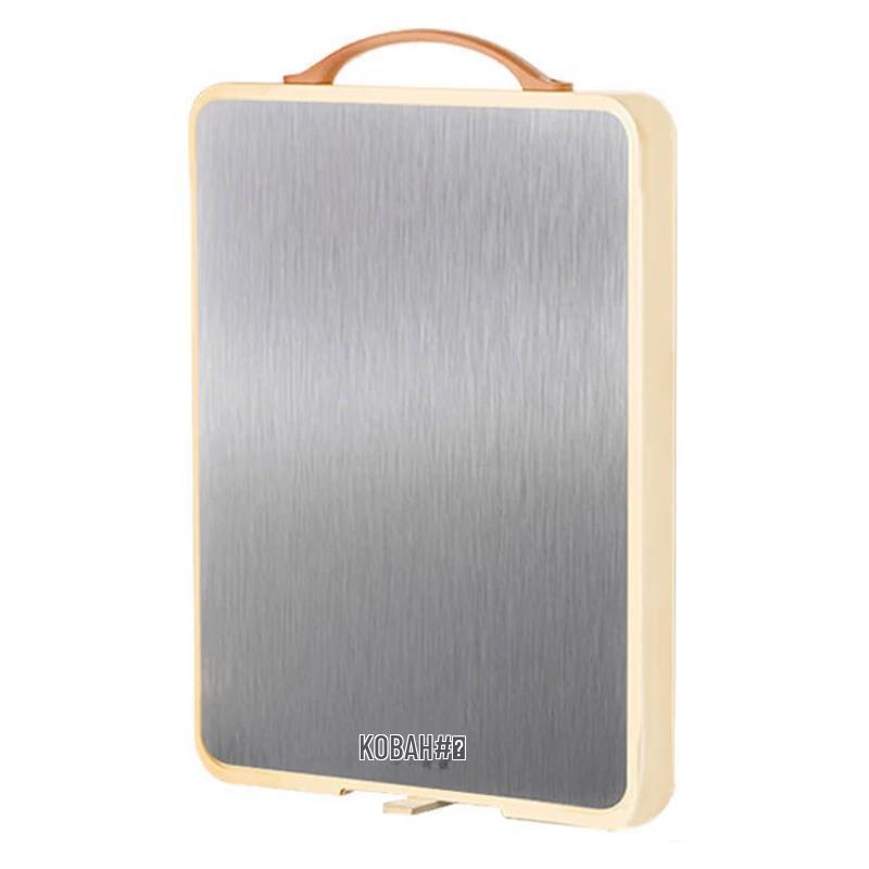 KOBACH Light Shield Series Antibacterial Stainless Steel Double-Sided Cutting Board 43x30cm Large