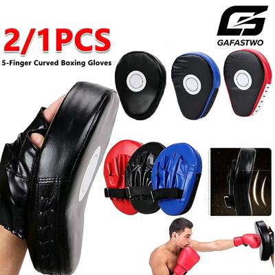 2/1 PCS Gants de Kick Boxing Coussin Cible de Frappe Sac PU Muay Thai Combat Libre Sanda Entraînement Adultes Enfants Gants d'Entraînement de Boxe